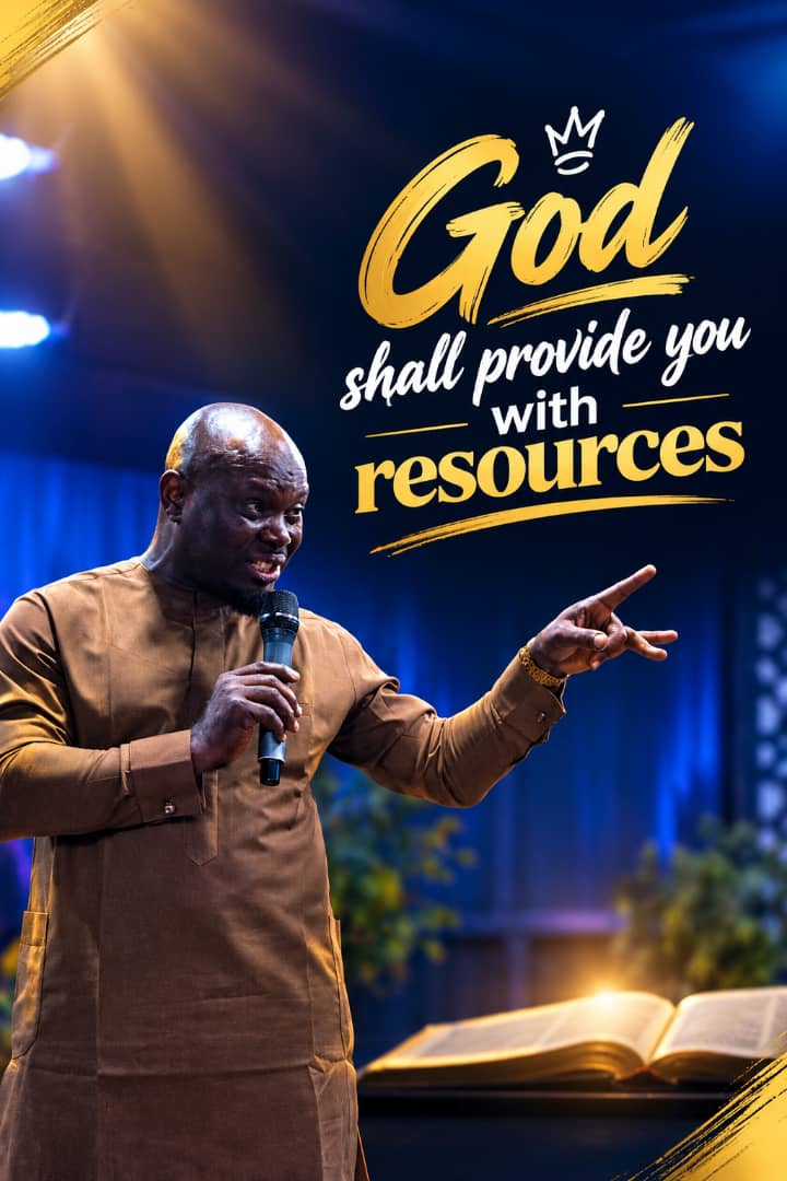 Sermon graphic: God shall provide you with resources